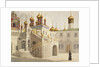 The Boyar Ground and the Church of Our Saviour behind the Gold Grid in the Moscow Kremlin by Anonymous