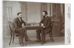 Mikhail Chigorin and Siegbert Tarrasch in Petersburg, 1893 by Anonymous