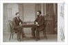 Mikhail Chigorin and Siegbert Tarrasch in Petersburg, 1893 by Anonymous