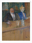 At the Cafe. The Customer and the Anemic Cashier. (Au café: le patron et la caissière chlorotique) by Anonymous