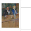 At the Cafe. The Customer and the Anemic Cashier. (Au café: le patron et la caissière chlorotique) by Anonymous