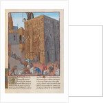 The Building of the Temple of Solomon. Illustration in Flavius Josephus Antiquities of the Jews (A by Anonymous