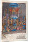 Desecration of the Temple of Jerusalem by Pompey. Illustration in Flavius Josephus Antiquities of t by Anonymous