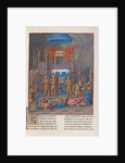 Desecration of the Temple of Jerusalem by Pompey. Illustration in Flavius Josephus Antiquities of t by Anonymous
