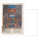 Desecration of the Temple of Jerusalem by Pompey. Illustration in Flavius Josephus Antiquities of t by Anonymous