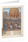 Siege of Jerusalem by Nebuchadnezzar II. Illustration in Flavius Josephus Antiquities of the Jews by Anonymous