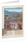 Joshua and the Fall of Jericho. Illustration in Flavius Josephus Antiquities of the Jews (Antiquit by Anonymous