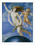 Fortuna with a crown by Anonymous