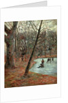 Skaters in the Frederiksberg Park by Anonymous