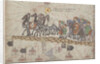 Caravan on the Silk Road. Detail from the Catalan Atlas by Anonymous