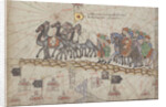 Caravan on the Silk Road. Detail from the Catalan Atlas by Anonymous
