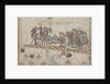 Caravan on the Silk Road. Detail from the Catalan Atlas by Anonymous