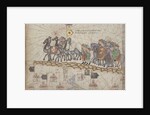Caravan on the Silk Road. Detail from the Catalan Atlas by Anonymous