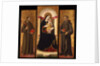 Triptych: Virgin and child with Saints Francis and Anthony Abbot by Anonymous