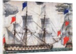Flagship Goto Predestinatsia (The Providence of God) built by Peter the Great at Voronezh, 1700 by Anonymous