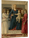 Virgin and Child Enthroned With Four Angels by Anonymous