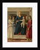 Virgin and Child Enthroned With Four Angels by Anonymous