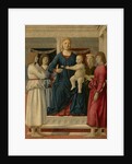 Virgin and Child Enthroned With Four Angels by Anonymous