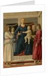 Virgin and Child Enthroned With Four Angels by Anonymous