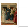 Virgin and Child Enthroned With Four Angels by Anonymous