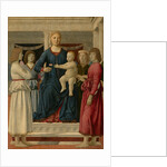 Virgin and Child Enthroned With Four Angels by Anonymous