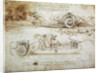 Study of a scythed chariot by Anonymous