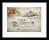 Study of a scythed chariot by Anonymous