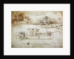 Study of a scythed chariot by Anonymous
