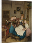 Grandmother with three grandchildren by Anonymous