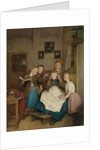 Grandmother with three grandchildren by Anonymous