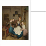 Grandmother with three grandchildren by Anonymous