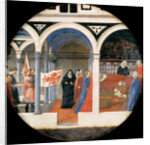 Birth Plate (Desco da Parto). Reverse: Puerperium of a noble Florentine woman by Anonymous