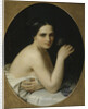 Girl With Flower by Anonymous
