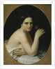 Girl With Flower by Anonymous