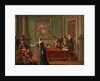 Christina Gyllenstierna with the letter of safe conduct before Christian II by Anonymous