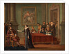 Christina Gyllenstierna with the letter of safe conduct before Christian II by Anonymous