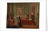 Christina Gyllenstierna with the letter of safe conduct before Christian II by Anonymous