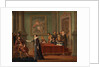 Christina Gyllenstierna with the letter of safe conduct before Christian II by Anonymous