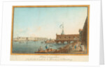 The Winter Palace as Seen from the Peter and Paul Fortress by Anonymous
