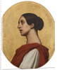 Portrait of the singer and composer Pauline Viardot as Saint Cecilia by Anonymous