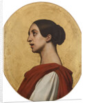 Portrait of the singer and composer Pauline Viardot as Saint Cecilia by Anonymous