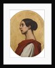 Portrait of the singer and composer Pauline Viardot as Saint Cecilia by Anonymous