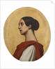 Portrait of the singer and composer Pauline Viardot as Saint Cecilia by Anonymous