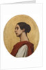 Portrait of the singer and composer Pauline Viardot as Saint Cecilia by Anonymous
