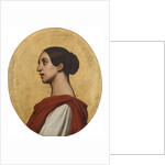 Portrait of the singer and composer Pauline Viardot as Saint Cecilia by Anonymous