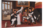 Scene in a monastery by Anonymous