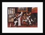 Scene in a monastery by Anonymous