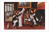 Scene in a monastery by Anonymous