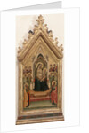 Madonna and Child with eight Angels and Saints Peter and Paul by Anonymous