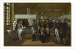 Napoleon I visiting the infirmary of Les Invalides, February 11, 1808 by Anonymous